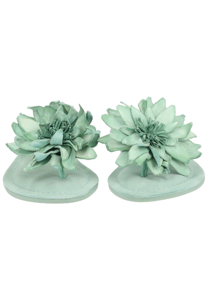 Lazamani Zehensteg Leder Grün