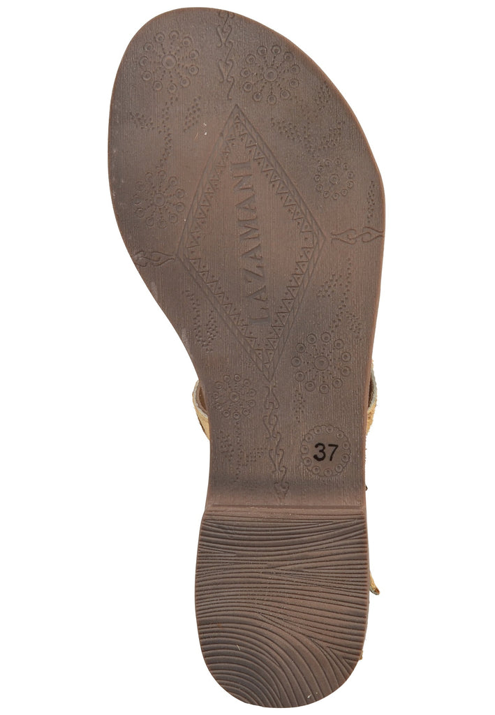 Lazamani Zehensteg Leder Leopard