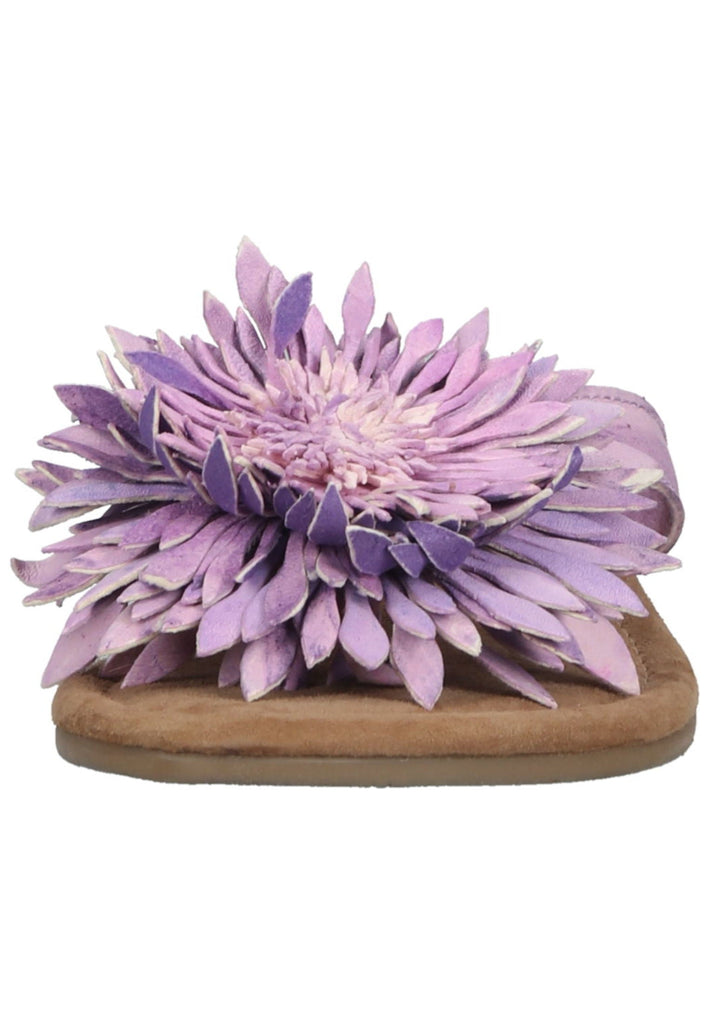 Lazamani Zehensteg Leder Lilac