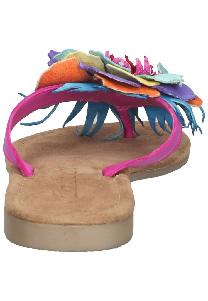 Lazamani Zehensteg Leder Pink