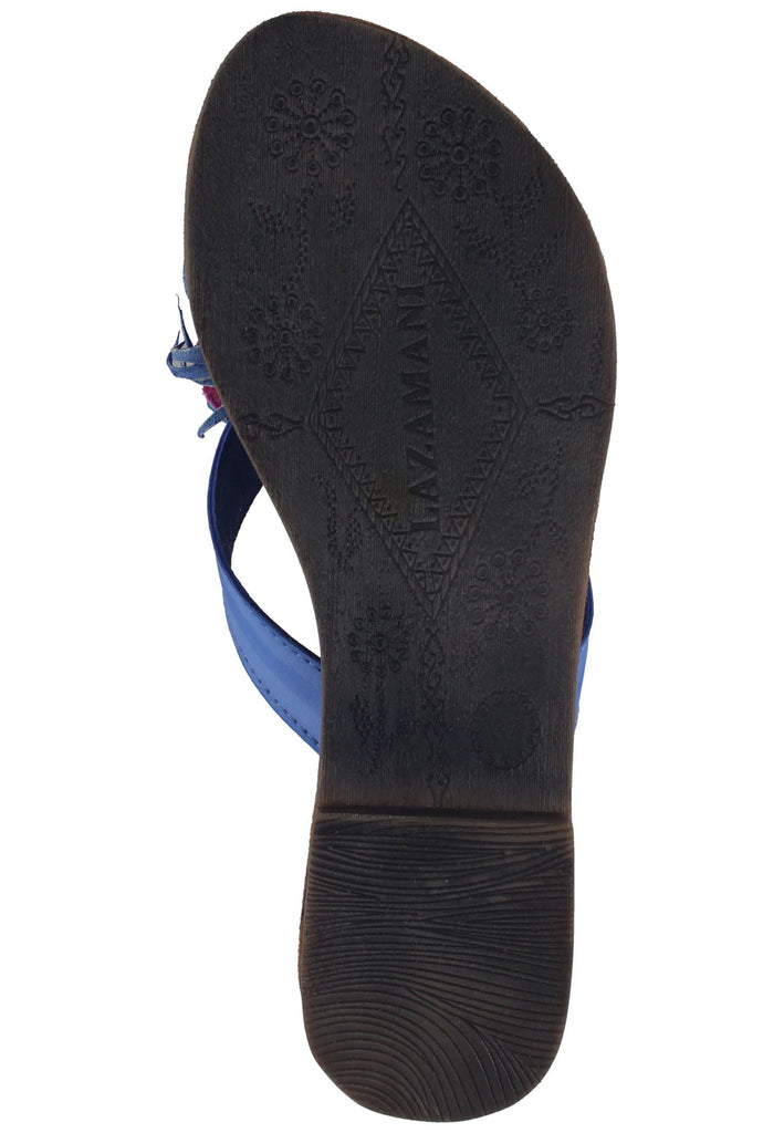 Lazamani Zehensteg Leder Purple