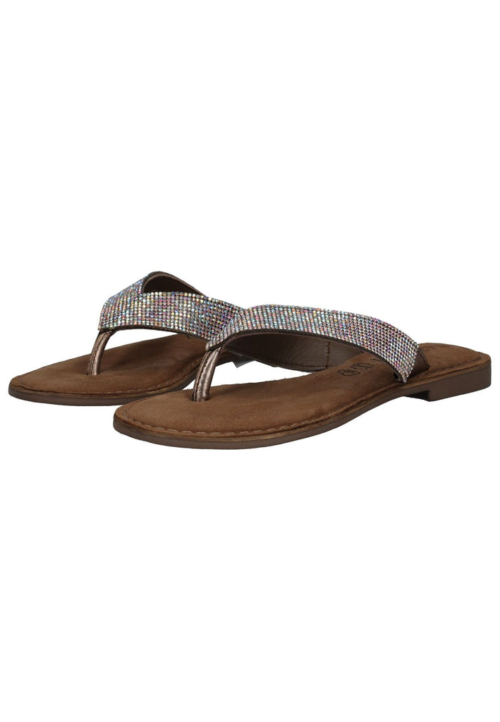 Lazamani Zehensteg Leder Rainbow