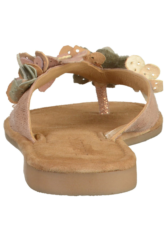 Lazamani Zehensteg Leder Rose