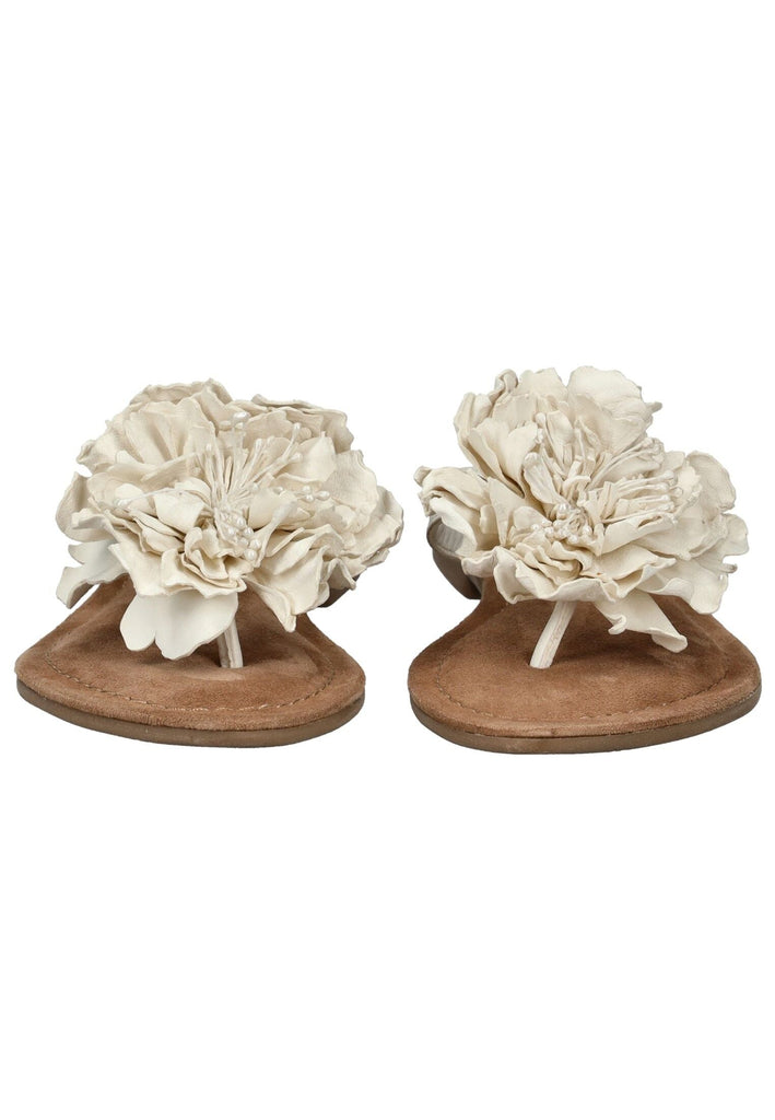 Lazamani Zehensteg Leder Weiß