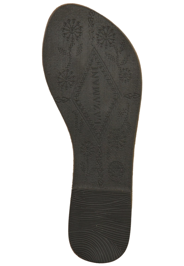 Lazamani Zehensteg Lederimitat Silber