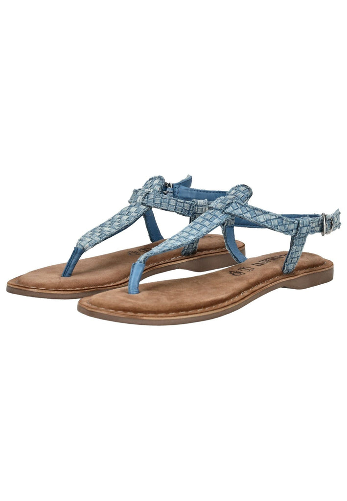 Lazamani Zehensteg Textil Denim