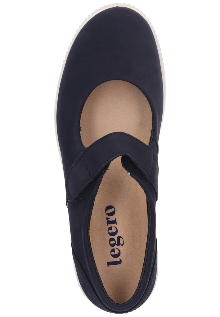 Legero Ballerinas Nubukleder Blau