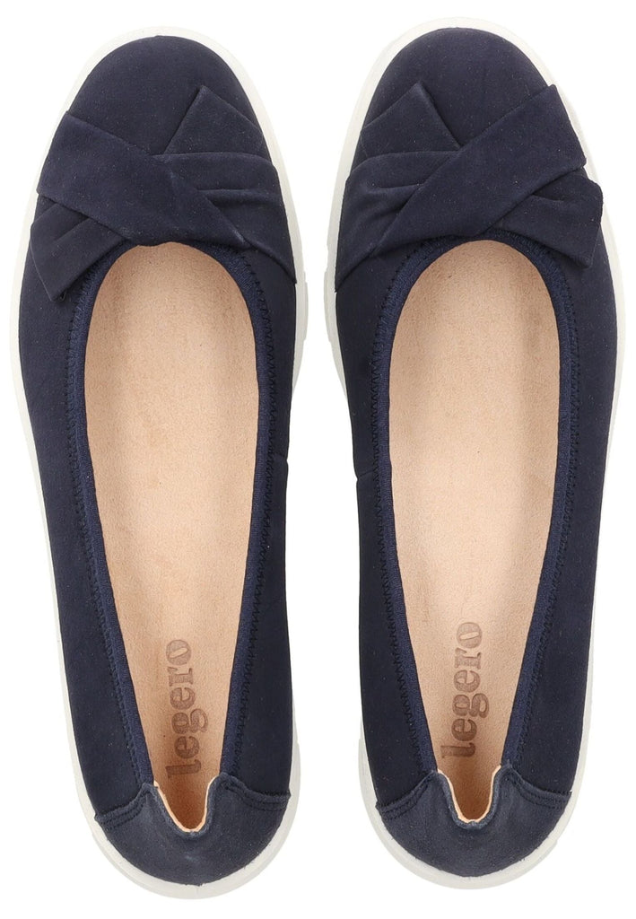 Legero Ballerinas Nubukleder Dunkelblau