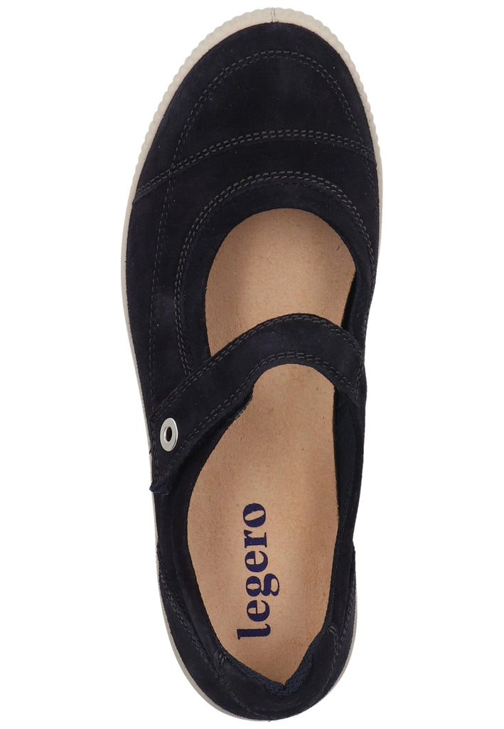 Legero Ballerinas Veloursleder Blau