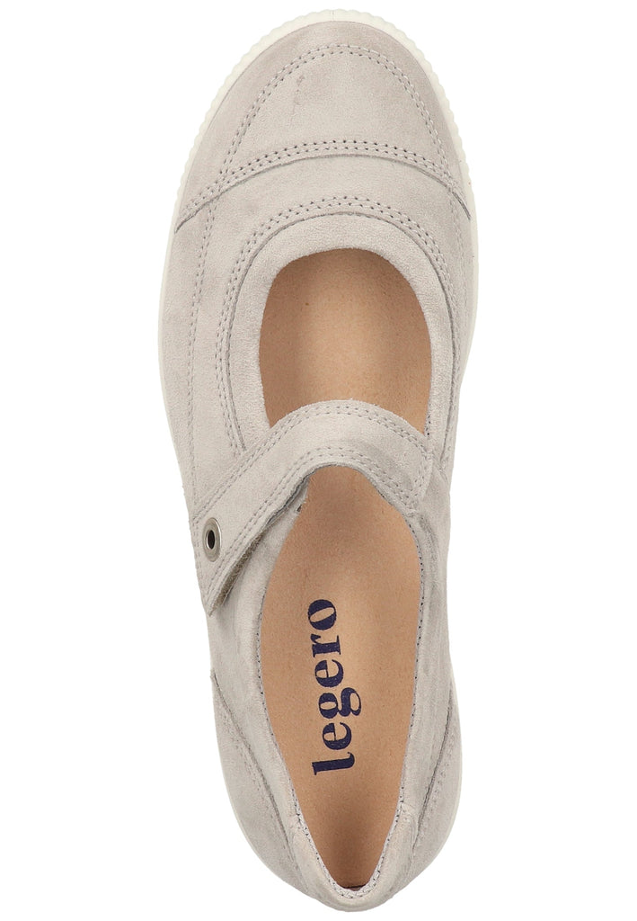 Legero Ballerinas Veloursleder Grau