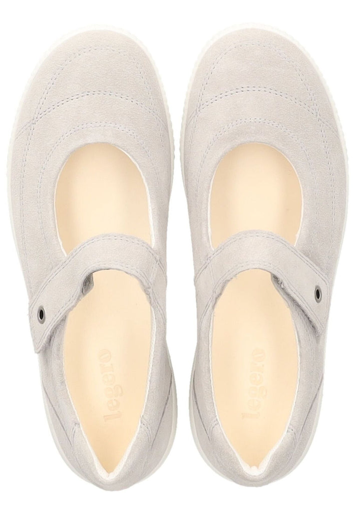 Legero Ballerinas Veloursleder Hellgrau