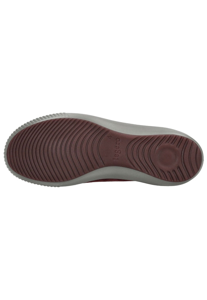Legero Halbschuhe Veloursleder Dunkelrot