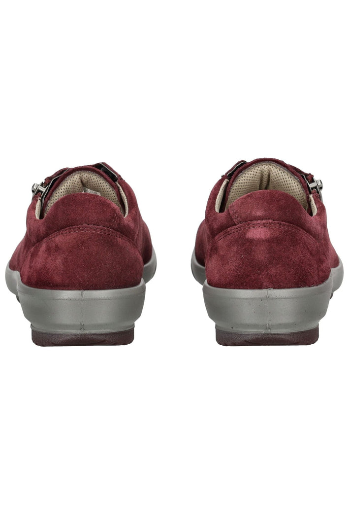 Legero Halbschuhe Veloursleder Dunkelrot