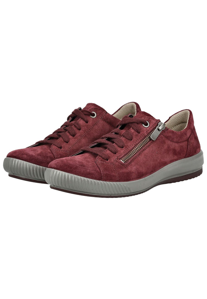 Legero Halbschuhe Veloursleder Dunkelrot