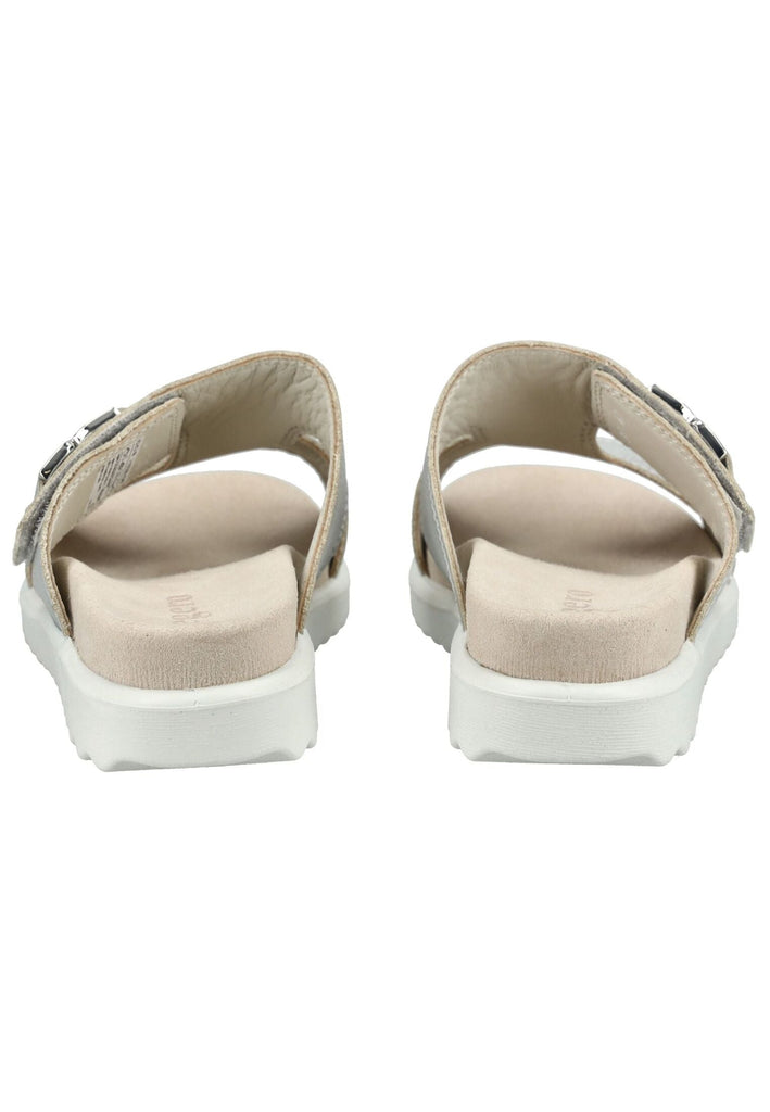 Legero Pantoletten Leder Silber