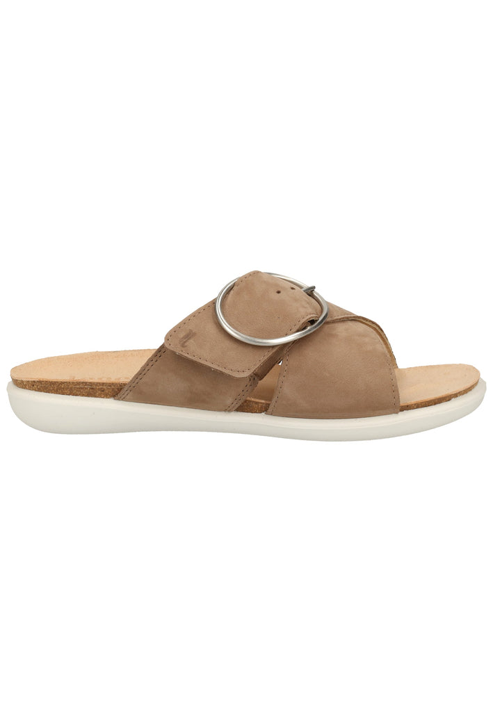 Legero Pantoletten Nubukleder Beige