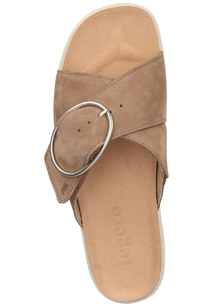 Legero Pantoletten Nubukleder Beige