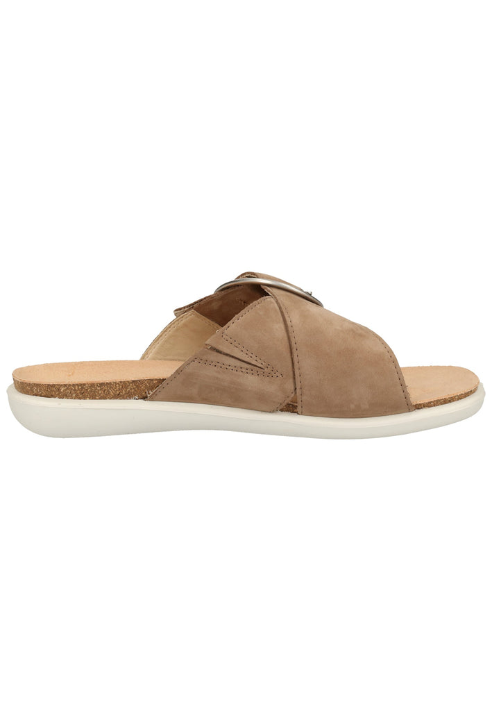 Legero Pantoletten Nubukleder Beige