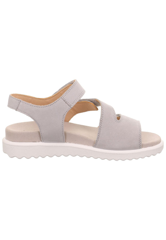 Legero Sandalen Leder/Fell Hellgrau