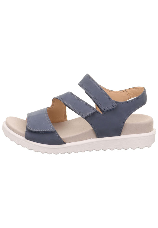 Legero Sandalen Leder Grau/Blau