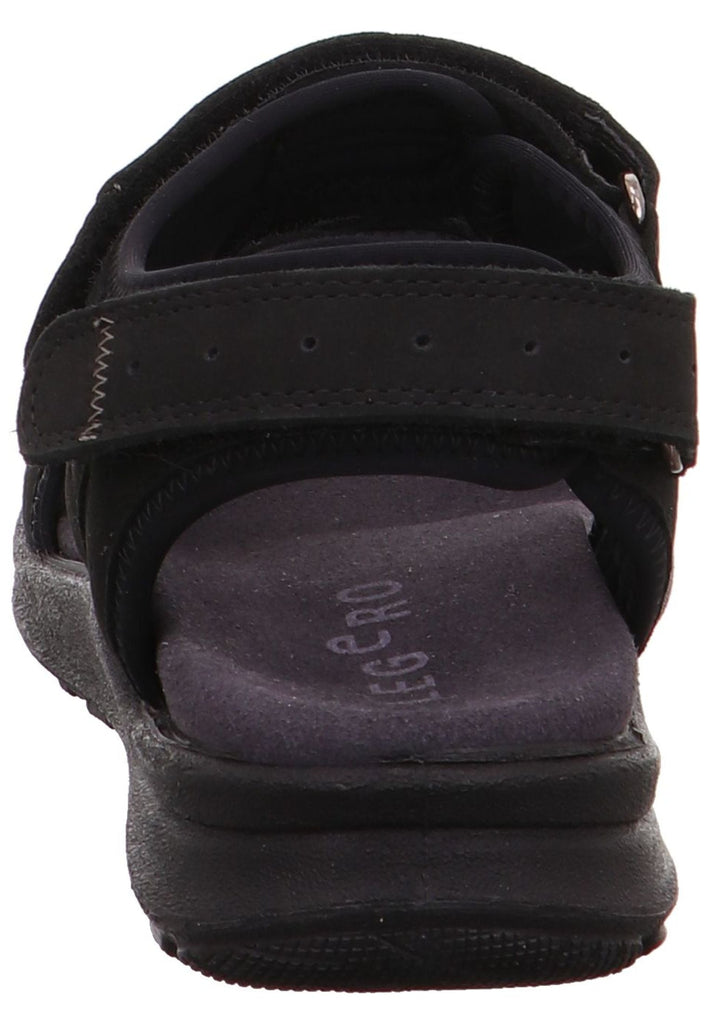 Legero Sandalen Nubukleder Schwarz