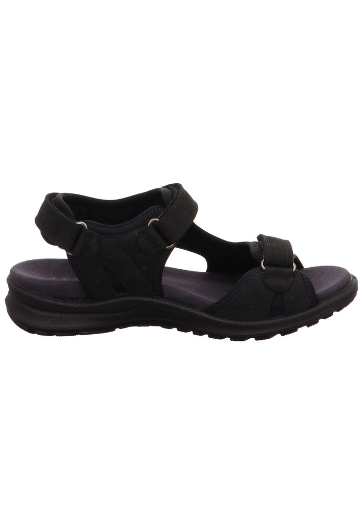 Legero Sandalen Nubukleder Schwarz