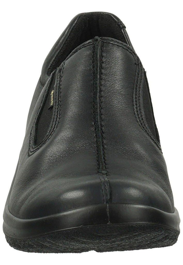 Legero Slipper Leder/Textil Schwarz