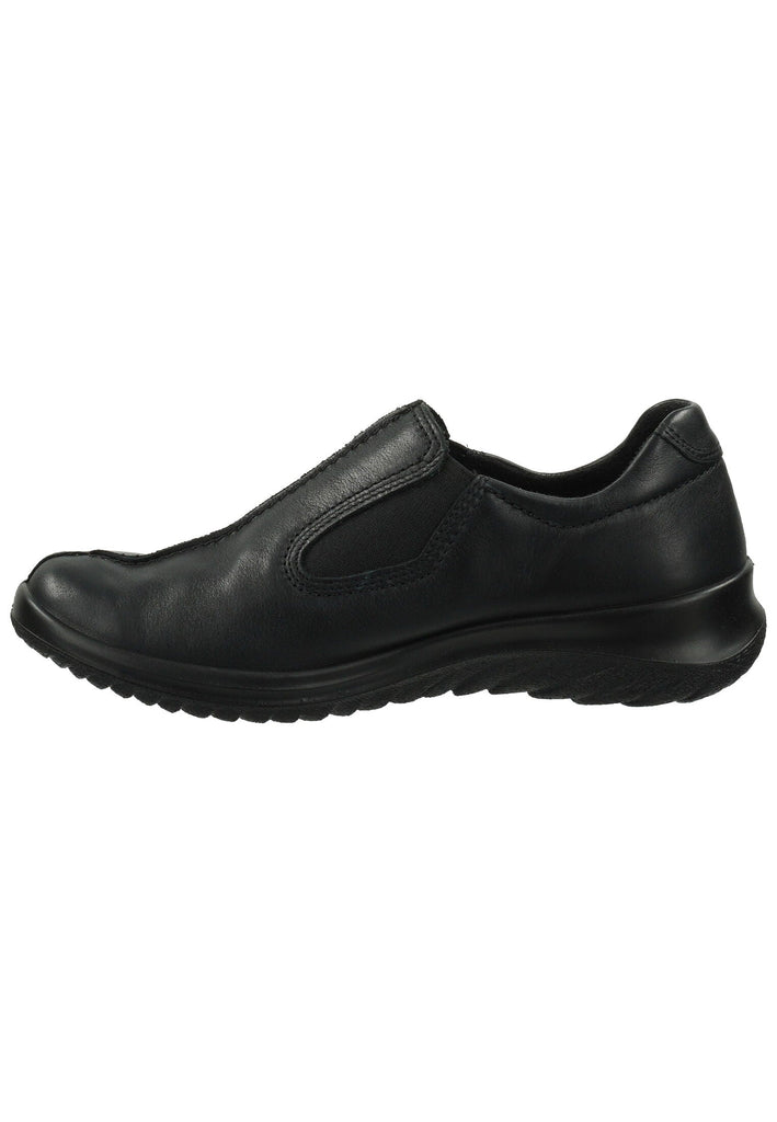 Legero Slipper Leder/Textil Schwarz