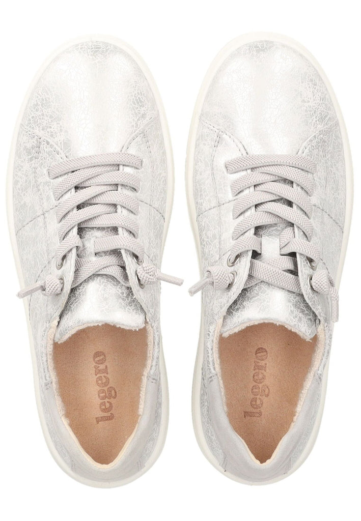Legero Sneaker Leder Metallic Silver