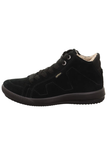Sneaker Legero Sneaker Leder Schwarz Warmfutter