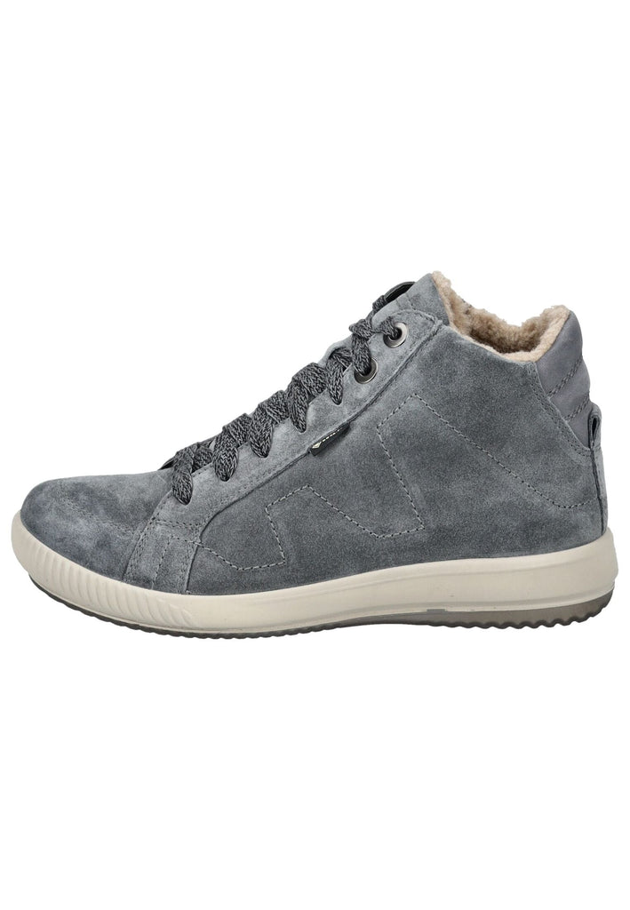 Sneaker Legero Sneaker Veloursleder Mittelgrau Warmfutter