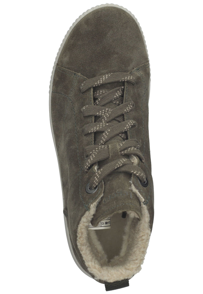Legero Sneaker Veloursleder Grün Warmfutter