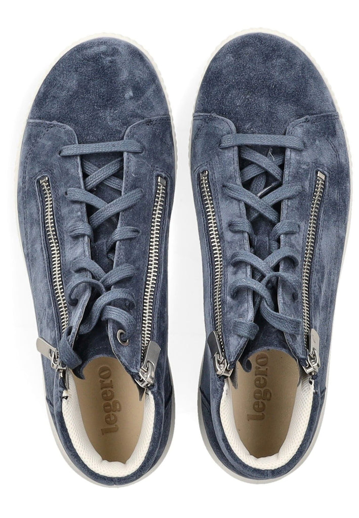 Legero Sneaker Veloursleder Mittelblau