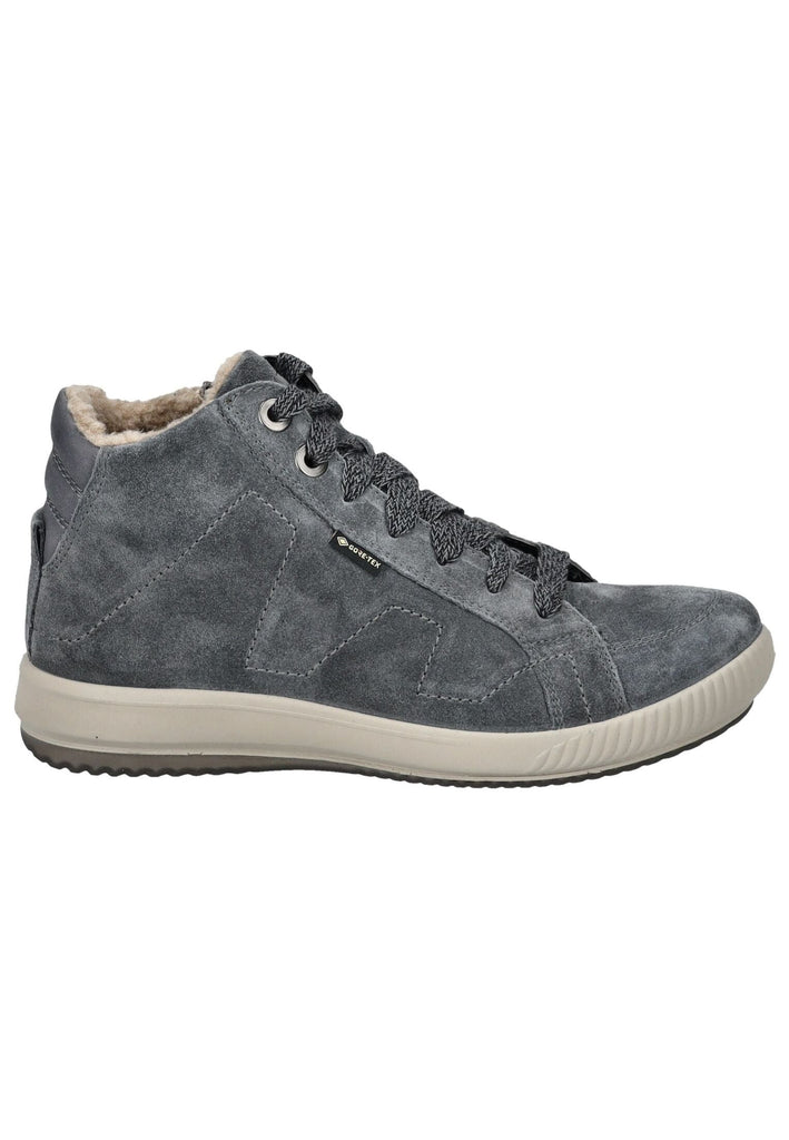 Legero Sneaker Veloursleder Mittelgrau Warmfutter