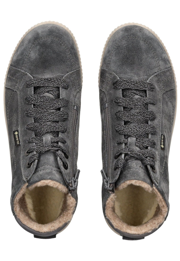 Legero Sneaker Veloursleder Mittelgrau Warmfutter