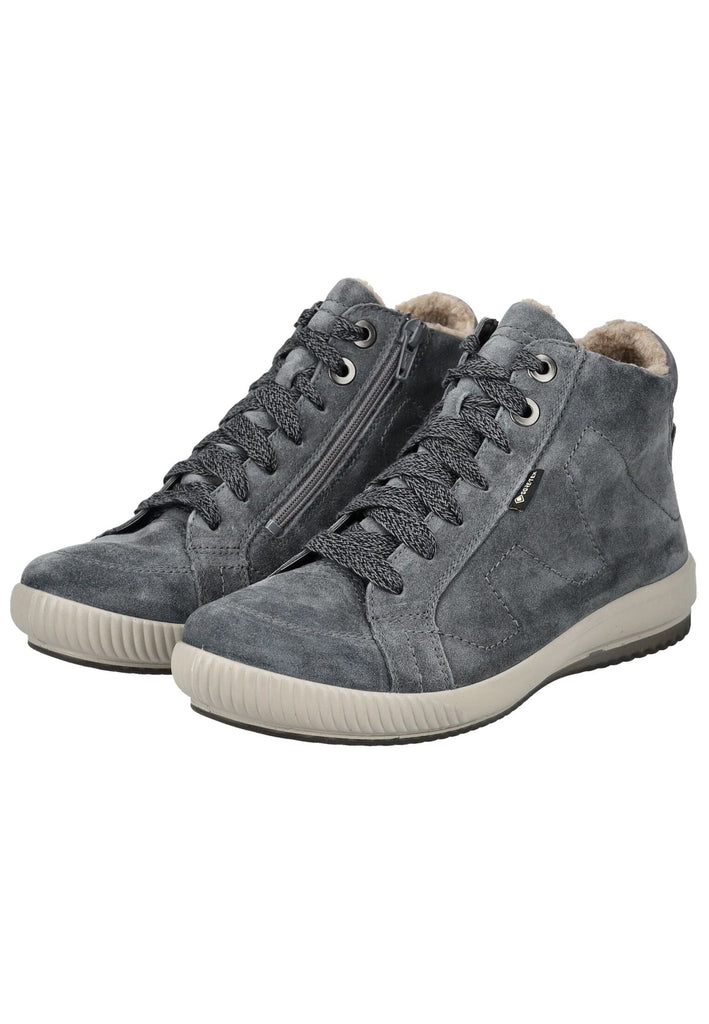 Legero Sneaker Veloursleder Mittelgrau Warmfutter