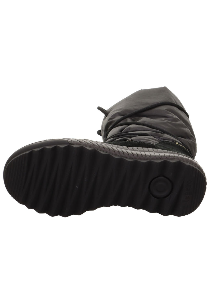 Legero Stiefel Leder/Textil Schwarz Warmfutter