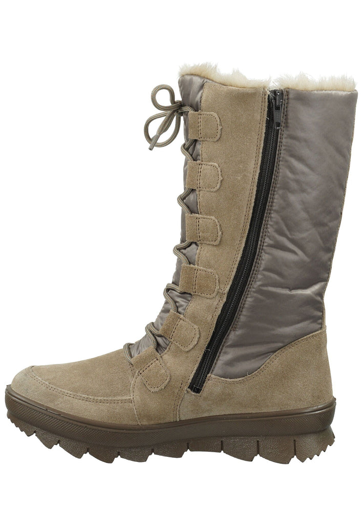 Stiefel Legero Stiefel Leder/Textil Beige/Rosa Warmfutter