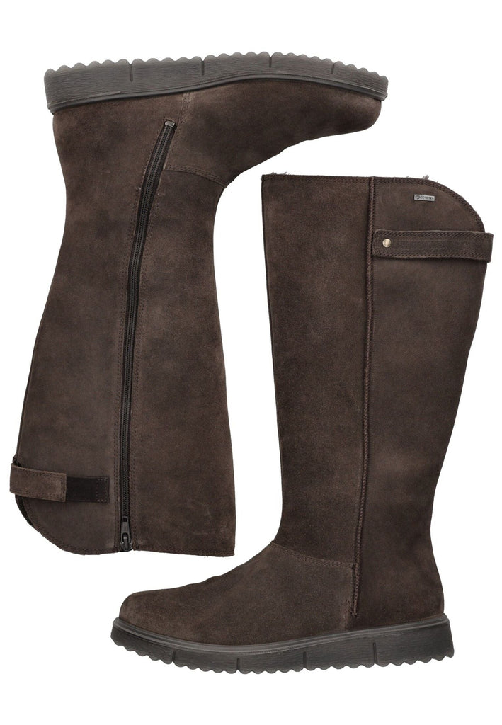 Legero Stiefel Veloursleder Grau Warmfutter