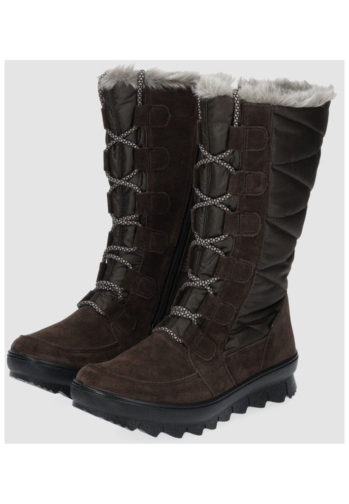 Legero Stiefel Veloursleder Grau Warmfutter