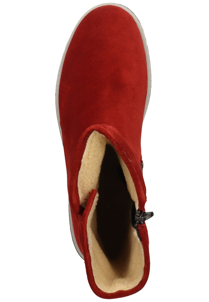 Legero Stiefel Veloursleder Rot Warmfutter