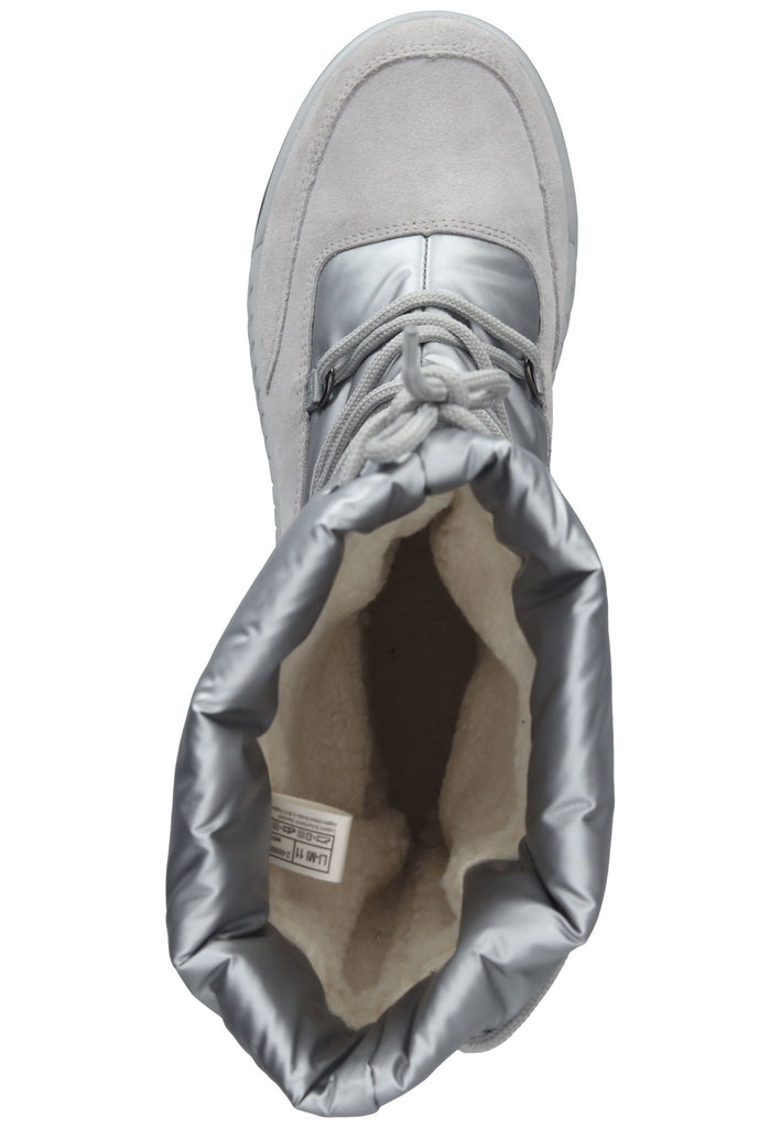 Legero Stiefel Veloursleder/Synthetik Grau Warmfutter