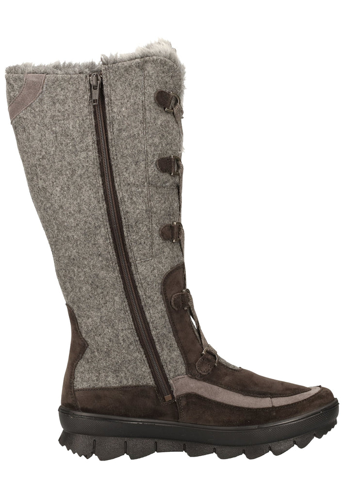 Legero Stiefel Veloursleder/Textil Grau Warmfutter
