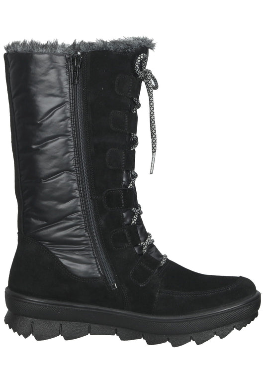 Legero Stiefel Veloursleder/Textil Schwarz Warmfutter