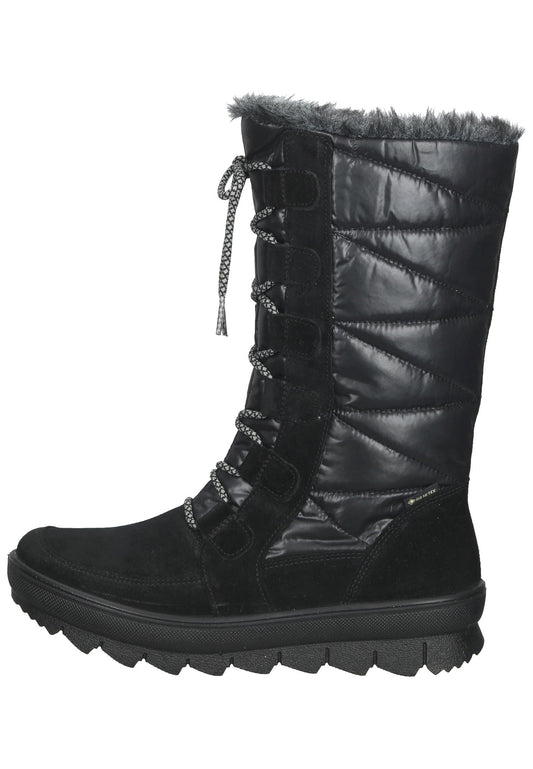 Legero Stiefel Veloursleder/Textil Schwarz Warmfutter