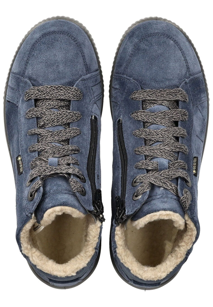 Legero Stiefelette Leder Blau Warmfutter