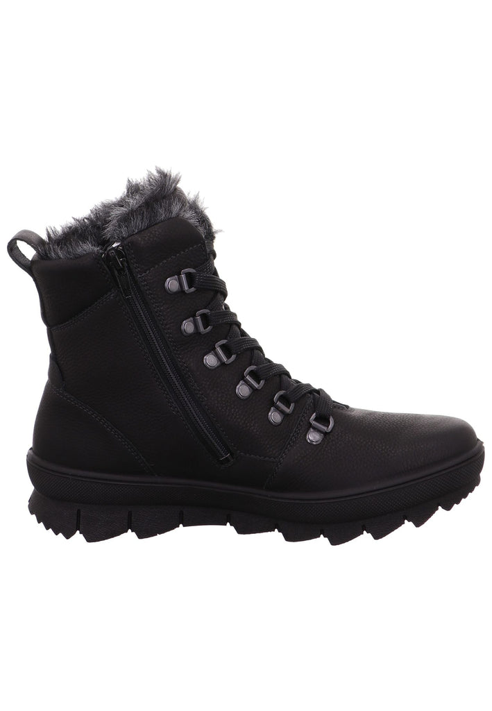 Legero Stiefelette Leder Schwarz Warmfutter