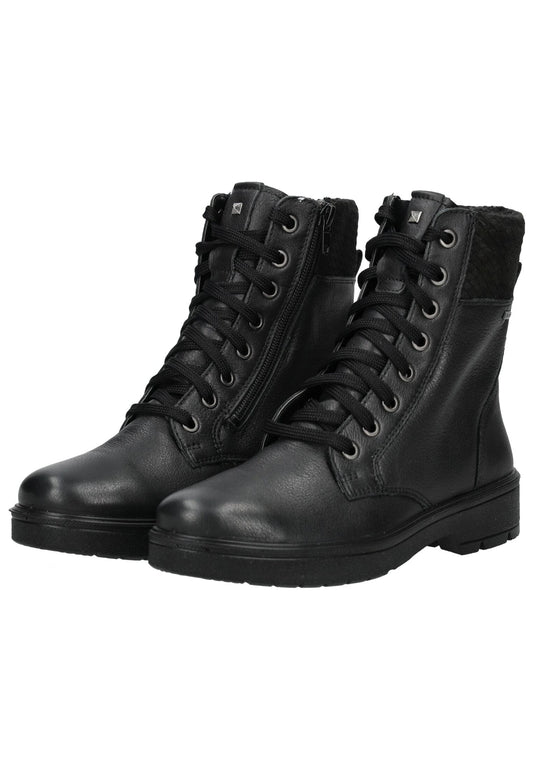 Legero Stiefelette Leder Schwarz Warmfutter