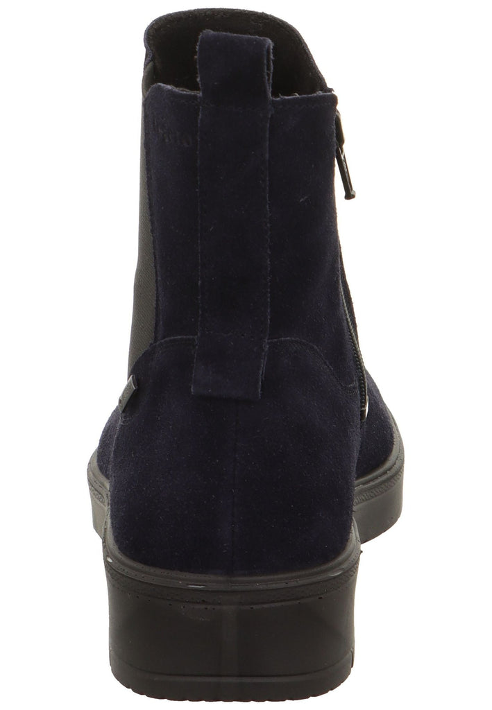 Legero Stiefelette Leder/Textil Blau