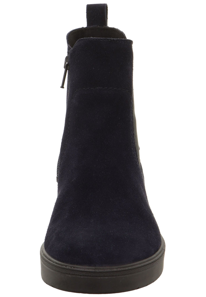 Legero Stiefelette Leder/Textil Blau